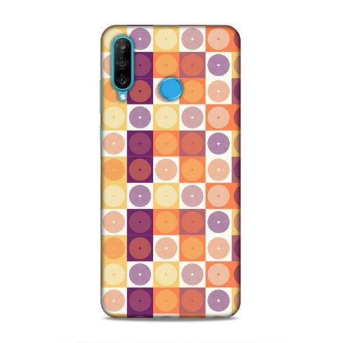 Huawei P30 Lite Uyumlu Kılıf Insomnia (34) Slim Armor Kılıf Daire