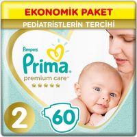 Çocuk Prima Premium Care Bebek Bezi Ekonomik Paket 2 Beden 60 Adet