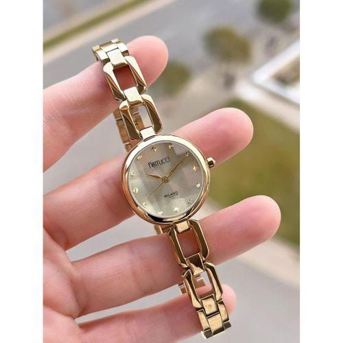 Ferrucci Küçük Kasa Vintage Seri 2 Yıl Garantili Yeni Sezon 3Atm Dayanıklı Kadın Kol Saati B.03644.M4