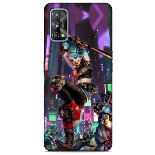 Realme 7 Pro Uyumlu Kılıf Harley Quinn (29) Arka Koruma Kılıfı Koyu haki