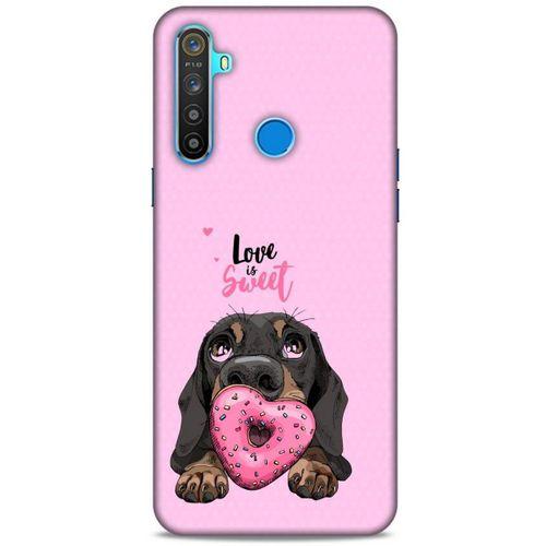 Animax Dachshund Donut Oppo Realme 5i Kılıf Desenli Silikon