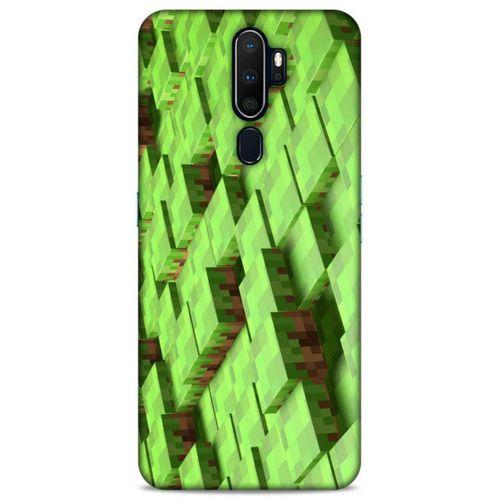 Lopard Oppo A5 2020 Uyumlu Kılıf PiXel (4) Koruma Kılıfı Koyu Yeşil