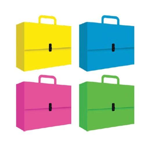 Noki Saplı Kutu Klasör Renkli Karışık - 1 adet