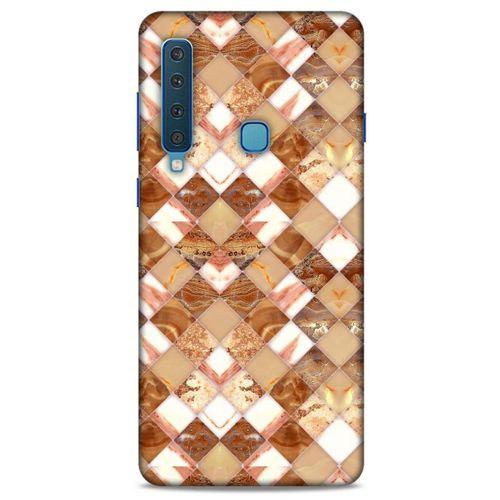 Mermer Desenli (24) Tema Darbe Emici Kılıf Kestane Samsung Galaxy A9 2018 Kılıf