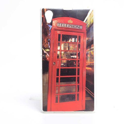 Sony Xperia Z1 Kılıf Zore Şehirli Desenli Silikon