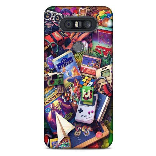 Retro (34) Desen Slim Armor Kılıf Renkli LG K41S - K51S Kılıf