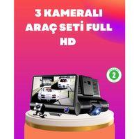 Çift Ve Üçlü Lens Seçeneği İle Tüm Açılardan Kayıt Yapan Araç Kamerası