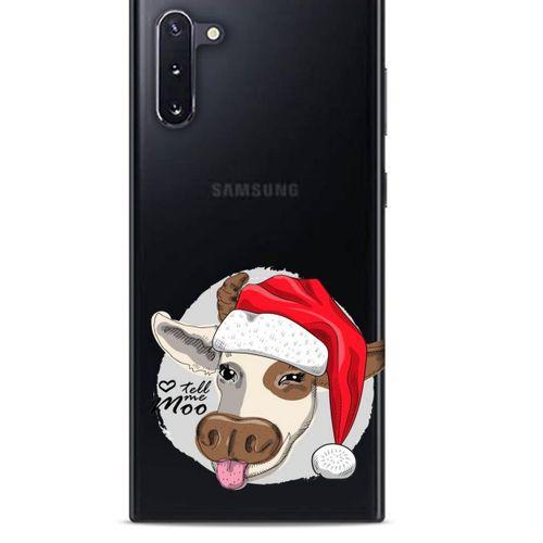 Zoologix (84) Samsung Galaxy Note 10 Şeffaf Kılıf Silikon Desenli