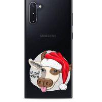 Zoologix (84) Samsung Galaxy Note 10 Şeffaf Kılıf Silikon Desenli