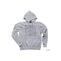 Sudoku Bulmaca Gri Kapşonlu Sweatshirt Hoodie