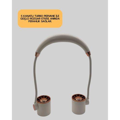 5 Kanatlı Sessiz Mini Fan 3 Vitesli Katlanabilir Asılabilir