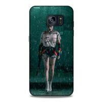 Samsung Galaxy S7 Edge Uyumlu Kılıf Harley Quinn (12) Koruyucu Silikon Yeşil Yağmur