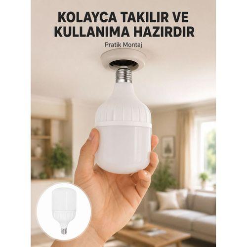 Acil Durumlara Uygun Şarjlı Torch Led Ampul 30 Watt Yeni Nesil