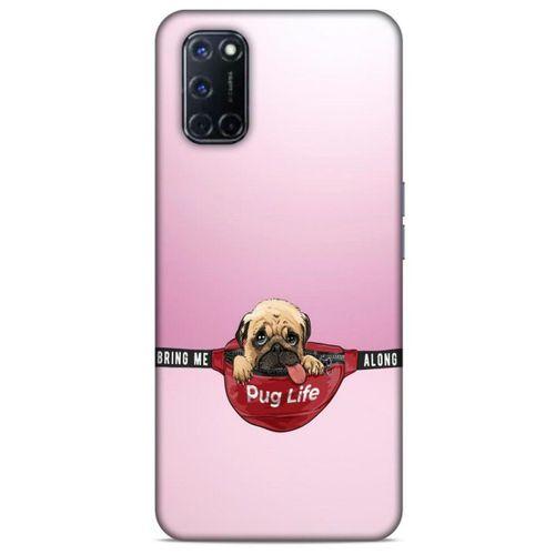 Oppo A52 Kılıf Köpek Kıyafetleri (5) Koruma Kabı Yavru Pug Çanta