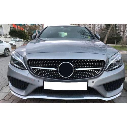 Mercedes W205 Uyumlu C Serisi 2014-2018 Diamond Panjur - Gri