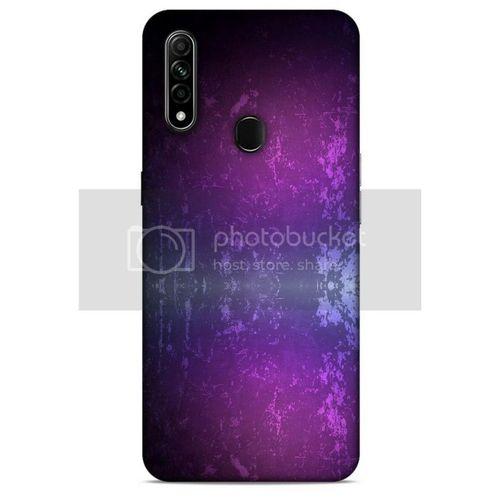 Paslı Renkler Mor Samsung Galaxy A51 Kılıf