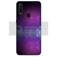 Paslı Renkler Mor Samsung Galaxy A51 Kılıf