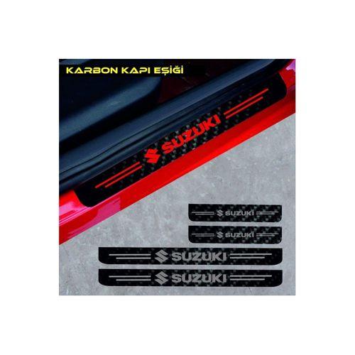Suzuki Karbon Kapı Eşiği Oto Sticker 4 Adet