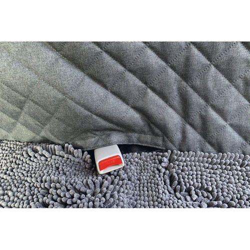 Beeztees Köpek Arka Koltuk Yatağı ve Örtüsü, Yıkanabilir, Gri, 136x148cm