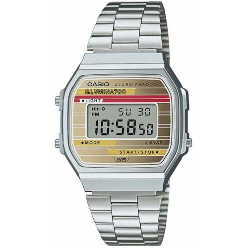 Casio A168WEHA-9ADF Retro Quartz Dijital Çelik Gri 36 mm Erkek Kol Saati