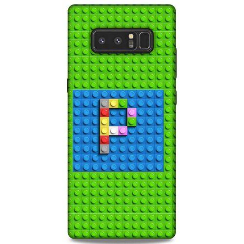 Lopard Samsung Galaxy Note 8 Uyumlu Kılıf BloX (28) Arka Kapak P Harfi