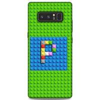 Lopard Samsung Galaxy Note 8 Uyumlu Kılıf BloX (28) Arka Kapak P Harfi