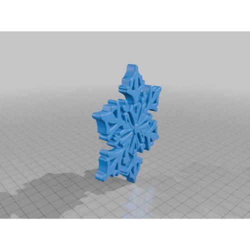 Noel Dekoru Klasik Kar Tanesi Süs MineeForm FDM 3D Baskı STL Dosyası (Bu ürün Sadece Plastik parçadır - Almadan Önce Soru Sorabilirsiniz)