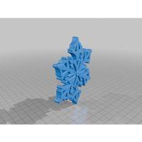 Noel Dekoru Klasik Kar Tanesi Süs MineeForm FDM 3D Baskı STL Dosyası (Bu ürün Sadece Plastik parçadır - Almadan Önce Soru Sorabilirsiniz)