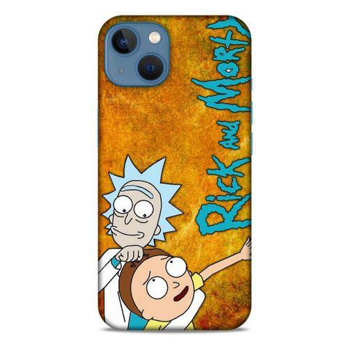 Apple iPhone 13 Uyumlu Kılıf Rick And Morty (13) Silikon Kap Mr. Meeseeks