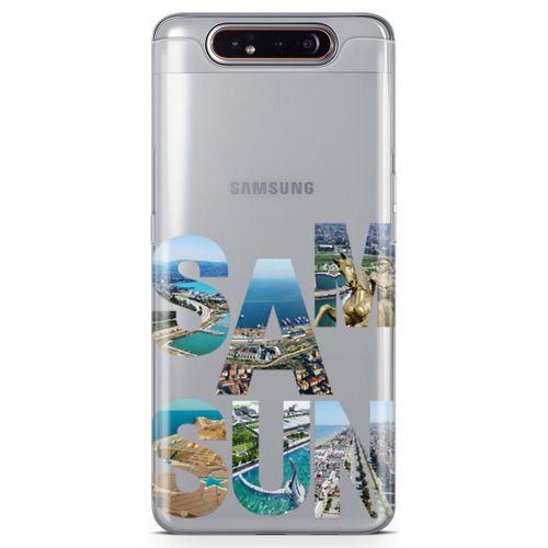 Samsung Galaxy A80 Kılıf Samsun Gezi Arka Kapak Koruma Desenli Full Koruyucu