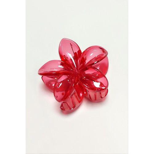 Kırmızı Lotus Toka 6 cm (Kartsız)