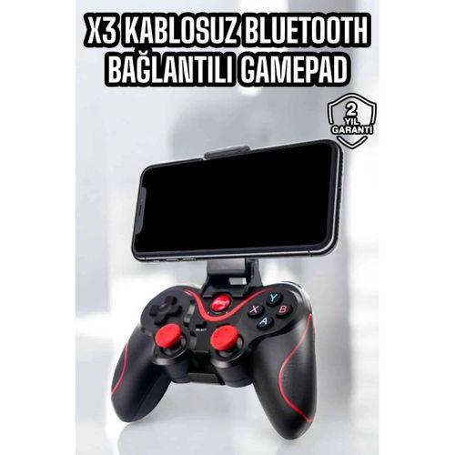 X3 Gamepad Oyun Kolu Bluetooth Bağlantılı Gamestick Android Uyumlu