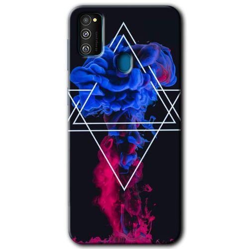 Potkal Hediye Fabrikası Samsung Galaxy M21 HD Baskılı Kılıf + 9D Tam Ekran Koruyucu - Mekanik Duman 1