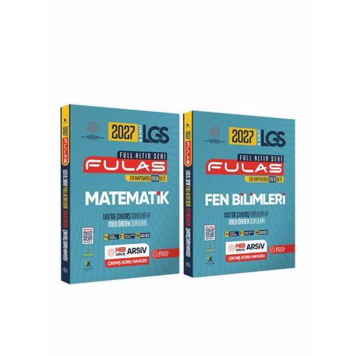 2027 8 Sınıf Full LGS Altın Seri (FULAS) MEB Çıkmış Modüler Soru Bankası Seti Çözümlü SAYISAL SET