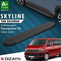 S-Dizayn VW Transporter T6 Uzun Şase Skyline Siyah Yan Basamak 253 Cm 2015-2019 A+ Kalite