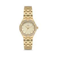 Ferro FL21610AWT-B4 Quartz Çelik Altın Rengi 29 mm Kadın Kol Saati