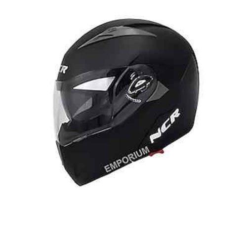 SEVGENT Kask Çeneden Açılan Gözlüklü Ece Belge Parlak Siyah M Beden Md 158