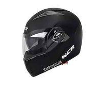 SEVGENT Kask Çeneden Açılan Gözlüklü Ece Belge Parlak Siyah M Beden Md 158