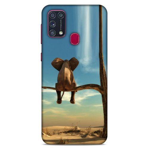Lopard Samsung Galaxy M31 Uyumlu Kılıf Manipülasyon ☻ (3) Kapak Baskılı