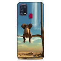 Lopard Samsung Galaxy M31 Uyumlu Kılıf Manipülasyon ☻ (3) Kapak Baskılı