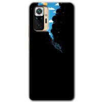 Xiaomi Redmi Note 10 Pro Kılıf Baskılı Arka Kapak - Derinlere Yolculuk +Tam Ekran Koruyucu