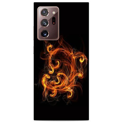 Lopard Samsung Galaxy Note 20 Ultra Uyumlu Kılıf FireX (25) Antişok Kapak Ateş Kırmızı