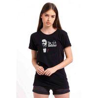 The Godfather Baskılı Siyah Kadın Tshirt
