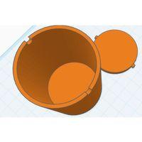 Basit Kapaklı Masaüstü Çöp Kutusu (Bu ürün Sadece Plastik parçadır - Almadan Önce Soru Sorabilirsiniz)