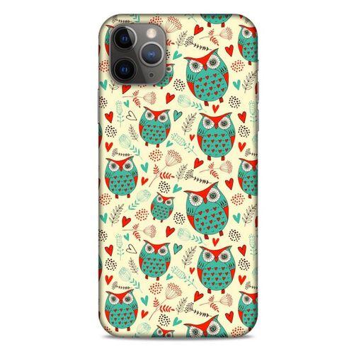 Baykuşlar (20) Desenli Silikon Kapak Telefon Kabı Apple Iphone 11 Pro Max Kılıf