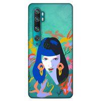Lopard Xiaomi Mi Note 10 Pro Uyumlu Kılıf Sürreal Yüzler ♀ (12) Koruyucu Silikon Desenli