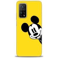 Xiaomi Mi 10T Kılıf HD Baskılı Kılıf - Sarı Mickey Mouse + Tam Ekran Koruyucu
