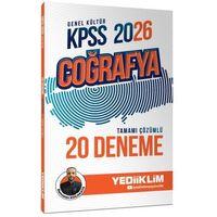 2026 KPSS Genel Kültür Coğrafya Tamamı Çözümlü 20 Deneme Yediiklim Yayınları