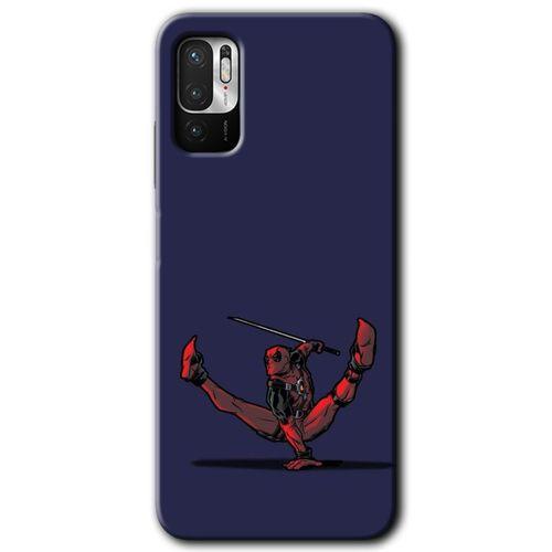 Redmi Note 10 5G Kılıf HD Desen Baskılı Arka Kapak - DeadPool 3 + Kırılmaz Cam