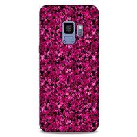 Samsung Galaxy S9 Uyumlu Kılıf Pembe Delisi (1) Kılıfı Çiçek
